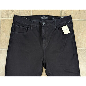 New Lucky Brand sz 14W Denim Jean Emma Leggings high rise curvy fit black 4275